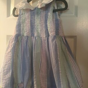 Janie and Jack Multicolor Striped Dress